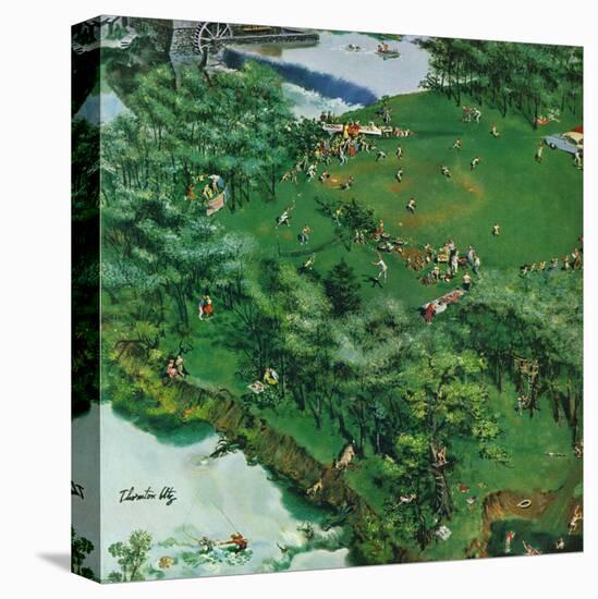 Stretched Canvas Print, , large