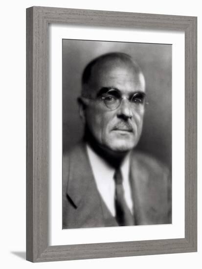 Thornton Wilder (1897-1975) 1940-Pirie MacDonald-Framed Photographic Print