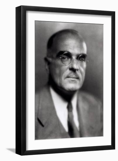 Thornton Wilder (1897-1975) 1940-Pirie MacDonald-Framed Photographic Print