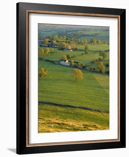 Thorpe Cloud, Dovedale, Peak District National Park, Derbyshire, England, UK-Charles Bowman-Framed Photographic Print