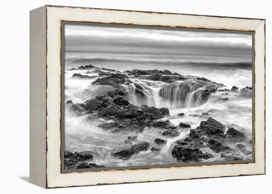 Thors Well BW-Stan Hellmann-Framed Stretched Canvas