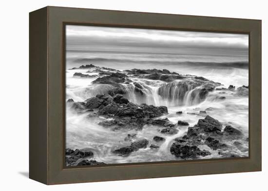 Thors Well BW-Stan Hellmann-Framed Stretched Canvas