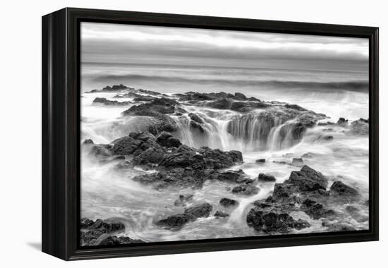 Thors Well BW-Stan Hellmann-Framed Stretched Canvas