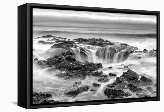 Thors Well BW-Stan Hellmann-Framed Stretched Canvas