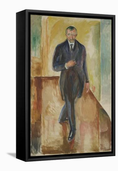 Thorvald Lochen, 1918 (Oil on Canvas)-Edvard Munch-Framed Premier Image Canvas