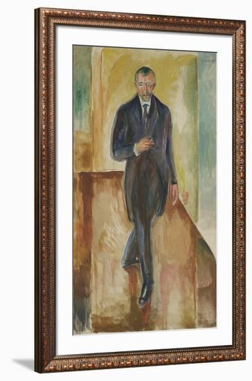 Thorvald Løchen 1918-Edvard Munch-Framed Premium Giclee Print