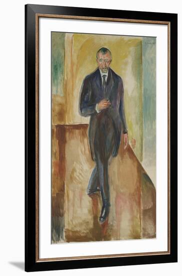 Thorvald Løchen 1918-Edvard Munch-Framed Premium Giclee Print