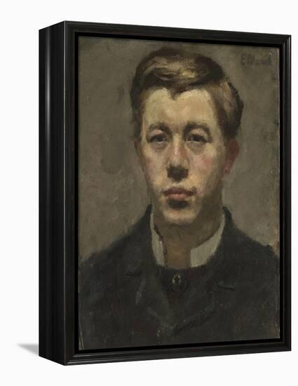 Thorvald Torgersen, 1882 (Oil on Cardboard)-Edvard Munch-Framed Premier Image Canvas