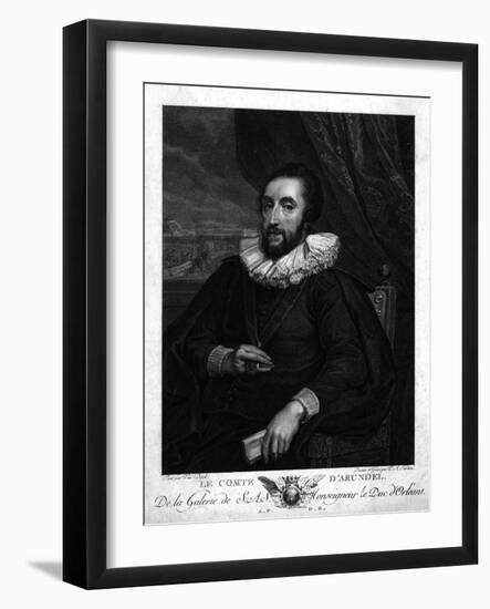Thos Howard of Arundel-Sir Anthony Van Dyck-Framed Art Print