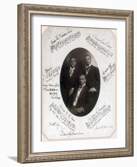 Those Ebony Offenbachs, Johnson Brothers and Cole-Science Source-Framed Giclee Print