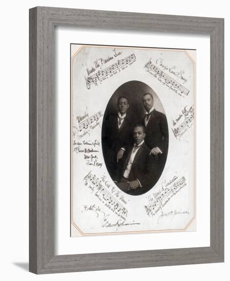 Those Ebony Offenbachs, Johnson Brothers and Cole-Science Source-Framed Giclee Print