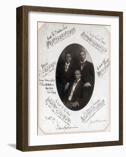 Those Ebony Offenbachs, Johnson Brothers and Cole-Science Source-Framed Giclee Print