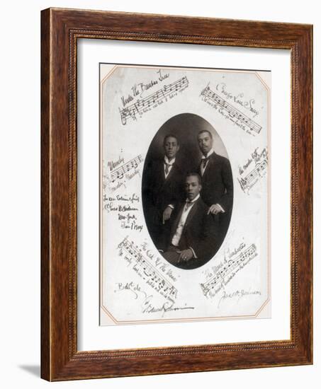 Those Ebony Offenbachs, Johnson Brothers and Cole-Science Source-Framed Giclee Print