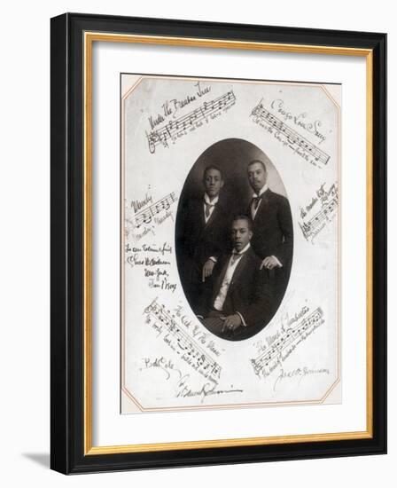 Those Ebony Offenbachs, Johnson Brothers and Cole-Science Source-Framed Giclee Print