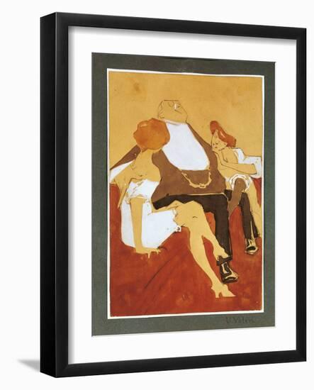 Those Ladies (Quelle Signore)-Ugo Valeri-Framed Giclee Print