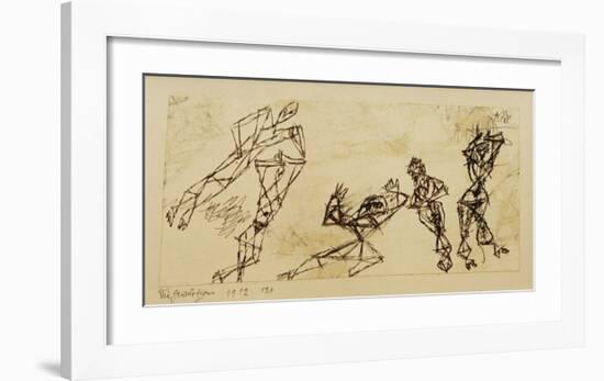 Those Present-Paul Klee-Framed Giclee Print