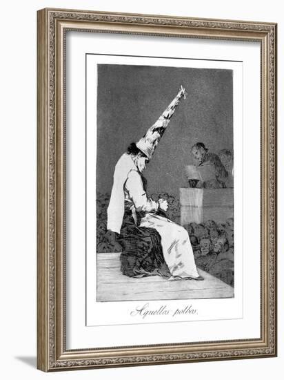 Those Specks of Dust, Perrico the Cripple, 1799-Francisco de Goya-Framed Giclee Print