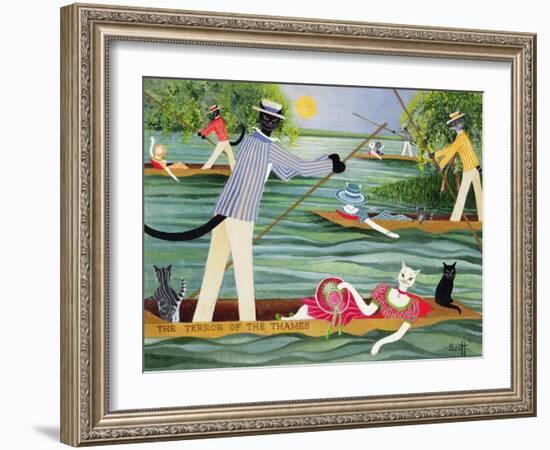 Those Summer Punts-Pat Scott-Framed Giclee Print