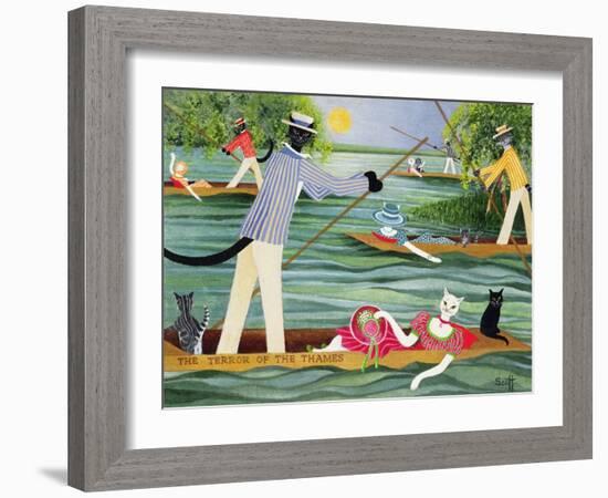 Those Summer Punts-Pat Scott-Framed Giclee Print