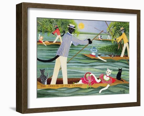 Those Summer Punts-Pat Scott-Framed Giclee Print