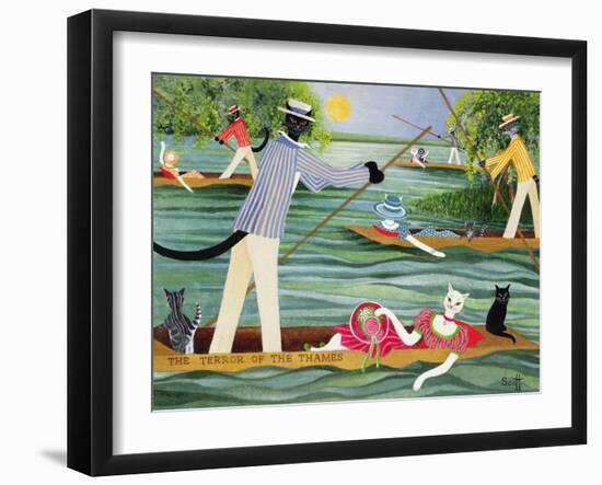 Those Summer Punts-Pat Scott-Framed Giclee Print