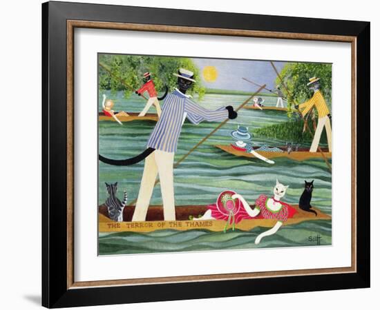 Those Summer Punts-Pat Scott-Framed Giclee Print