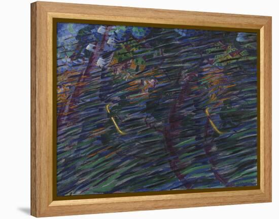 Those Who Go or Study for "States of Mind" - "Those Who Start" or Those Who Go-Umberto Boccioni-Framed Premier Image Canvas