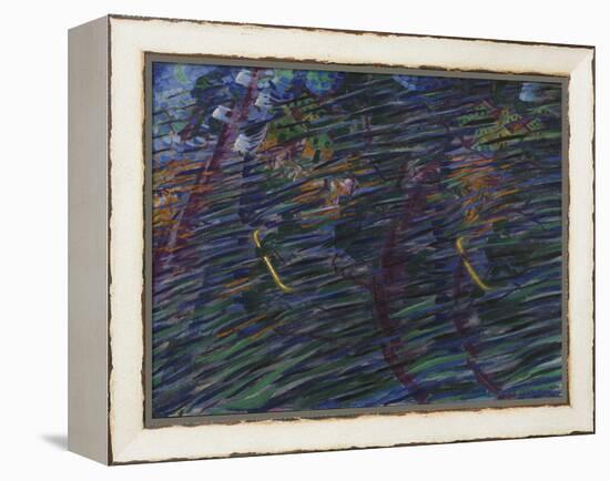 Those Who Go or Study for "States of Mind" - "Those Who Start" or Those Who Go-Umberto Boccioni-Framed Premier Image Canvas