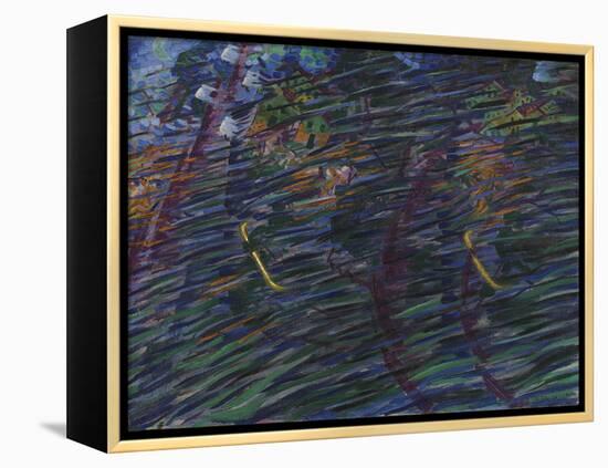 Those Who Go or Study for "States of Mind" - "Those Who Start" or Those Who Go-Umberto Boccioni-Framed Premier Image Canvas