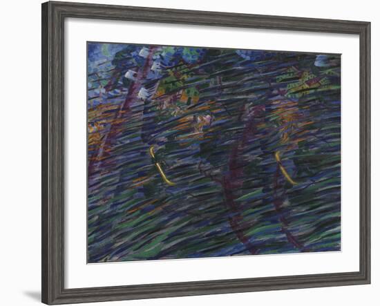 Those Who Go or Study for "States of Mind" - "Those Who Start" or Those Who Go-Umberto Boccioni-Framed Giclee Print