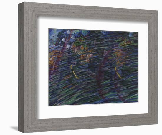 Those Who Go or Study for "States of Mind" - "Those Who Start" or Those Who Go-Umberto Boccioni-Framed Giclee Print