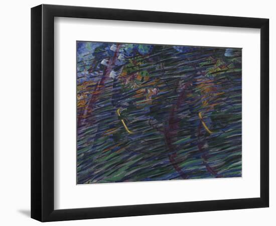 Those Who Go or Study for "States of Mind" - "Those Who Start" or Those Who Go-Umberto Boccioni-Framed Giclee Print