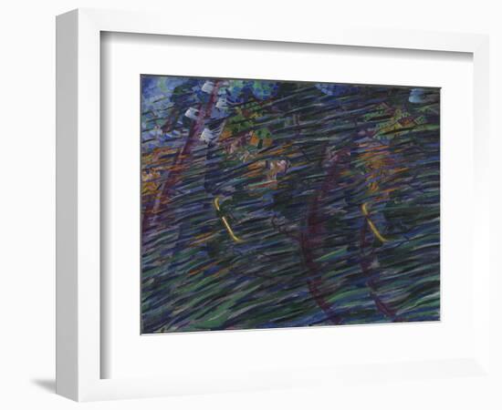 Those Who Go or Study for "States of Mind" - "Those Who Start" or Those Who Go-Umberto Boccioni-Framed Giclee Print