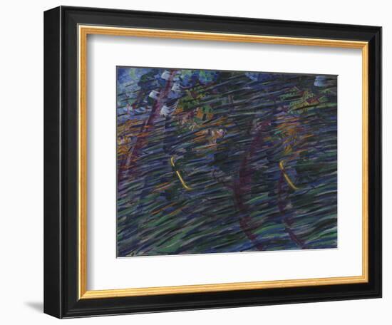 Those Who Go or Study for "States of Mind" - "Those Who Start" or Those Who Go-Umberto Boccioni-Framed Giclee Print