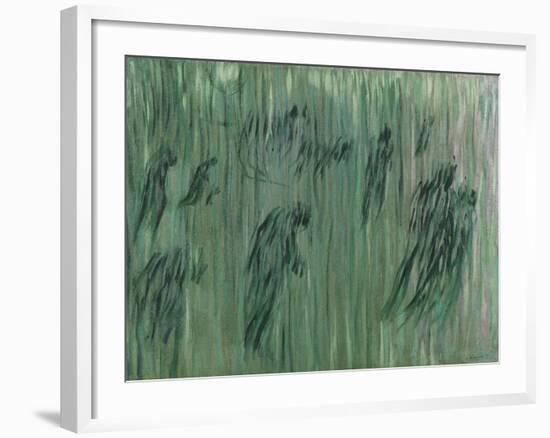 Those Who Stay or Study for "States of Mind" or "Those Who Stay" or States of Mind (I)-Umberto Boccioni-Framed Giclee Print