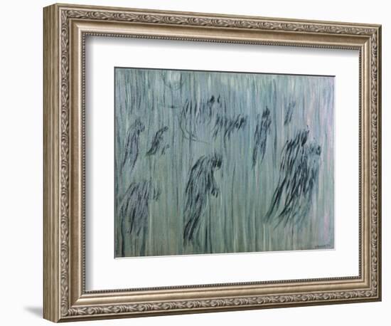 Those Who Stay-Umberto Boccioni-Framed Giclee Print