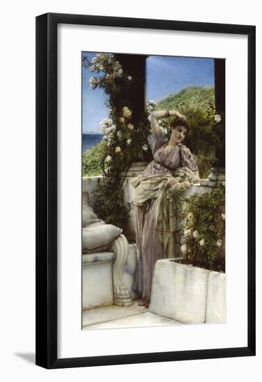 Thou Rose Of All Roses-Sir Lawrence Alma-Tadema-Framed Premium Giclee Print