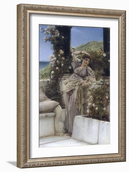 Thou Rose of all the Roses-Sir Lawrence Alma-Tadema-Framed Giclee Print