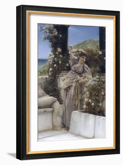 Thou Rose of all the Roses-Sir Lawrence Alma-Tadema-Framed Giclee Print