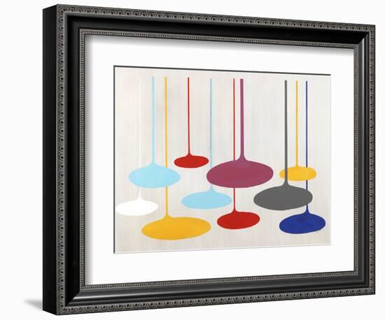 Thought Bubbles-Sydney Edmunds-Framed Giclee Print