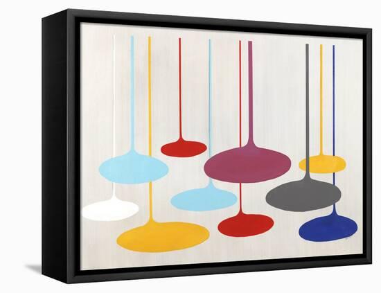 Thought Bubbles-Sydney Edmunds-Framed Premier Image Canvas