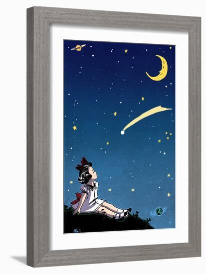 Thought - Jack & Jill-Miri Troop-Framed Giclee Print