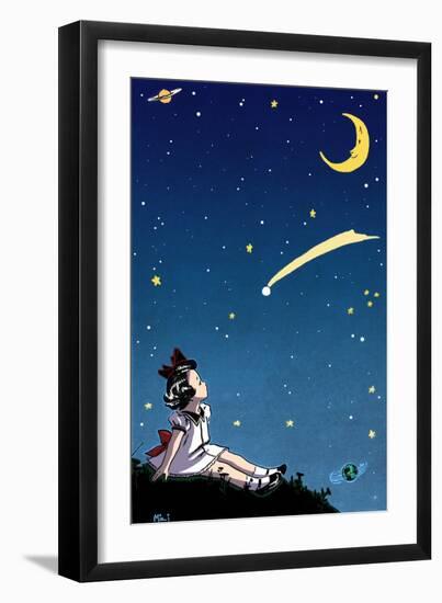 Thought - Jack & Jill-Miri Troop-Framed Giclee Print