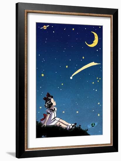 Thought - Jack & Jill-Miri Troop-Framed Giclee Print