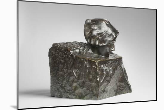 Thought, Modeled 1895, Cast by Alexis Rudier (1874-1952), 1925 (Bronze)-Auguste Rodin-Mounted Giclee Print