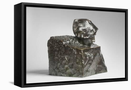 Thought, Modeled 1895, Cast by Alexis Rudier (1874-1952), 1925 (Bronze)-Auguste Rodin-Framed Premier Image Canvas