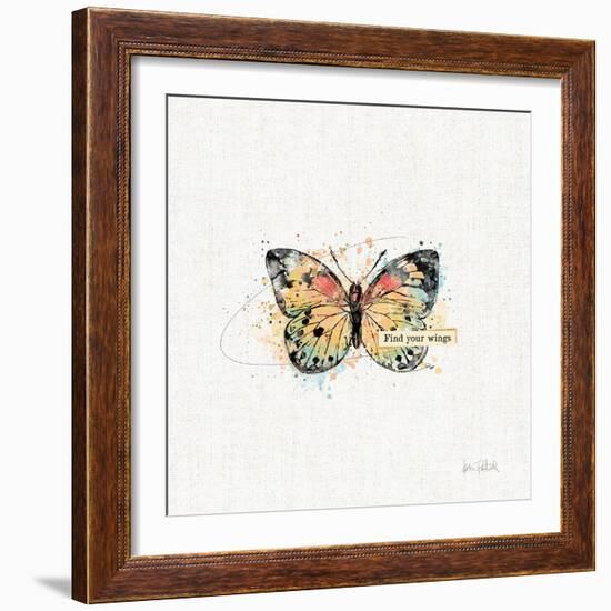 Thoughtful Butterflies II-Katie Pertiet-Framed Art Print