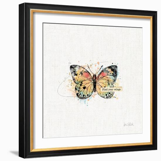 Thoughtful Butterflies II-Katie Pertiet-Framed Art Print