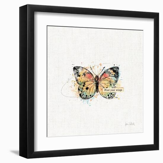 Thoughtful Butterflies II-Katie Pertiet-Framed Art Print