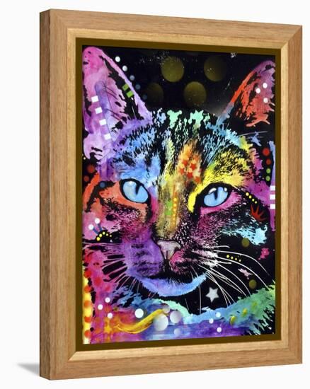 Thoughtful Cat-Dean Russo-Framed Premier Image Canvas